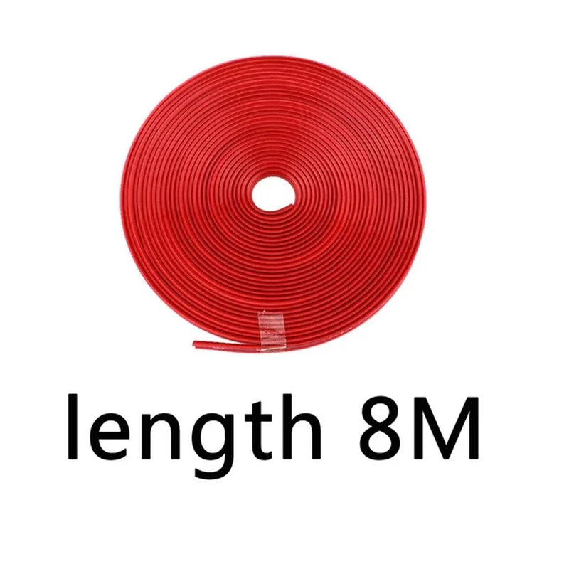 8M Universal Car Rim Protect Strip Wheel Edge Protector Car Wheel Sticker Tire Protection Care Covers Car Styling